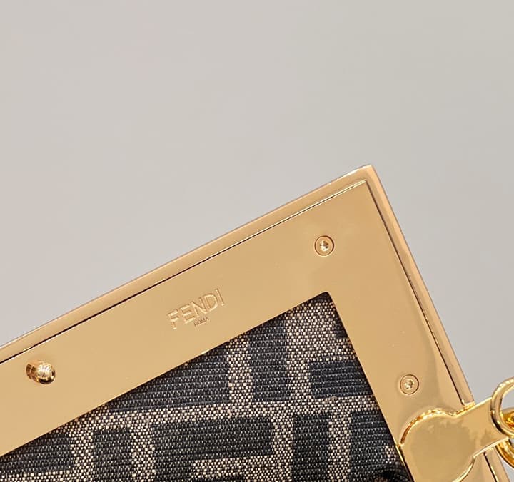 Fendi First Asymmetrical Leather Handbag