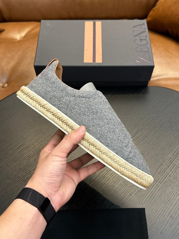 Zegna Triple Stitch Low-Top Sneakers