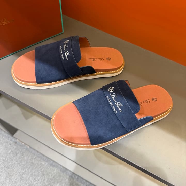Loro Piana Summer Walk Crisscross Mules