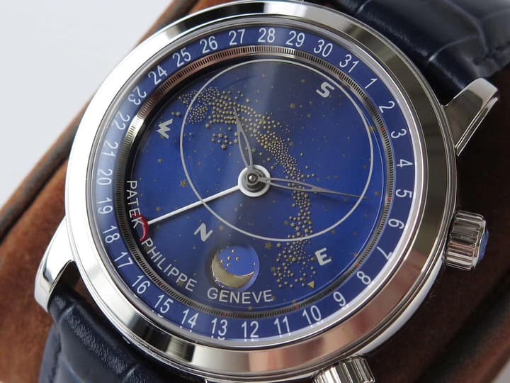 Patek Philippe Sky Moon Tourbillon Watch in Black