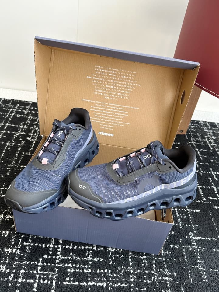 On Cloudmonster Void Running Shoes in Void Blue