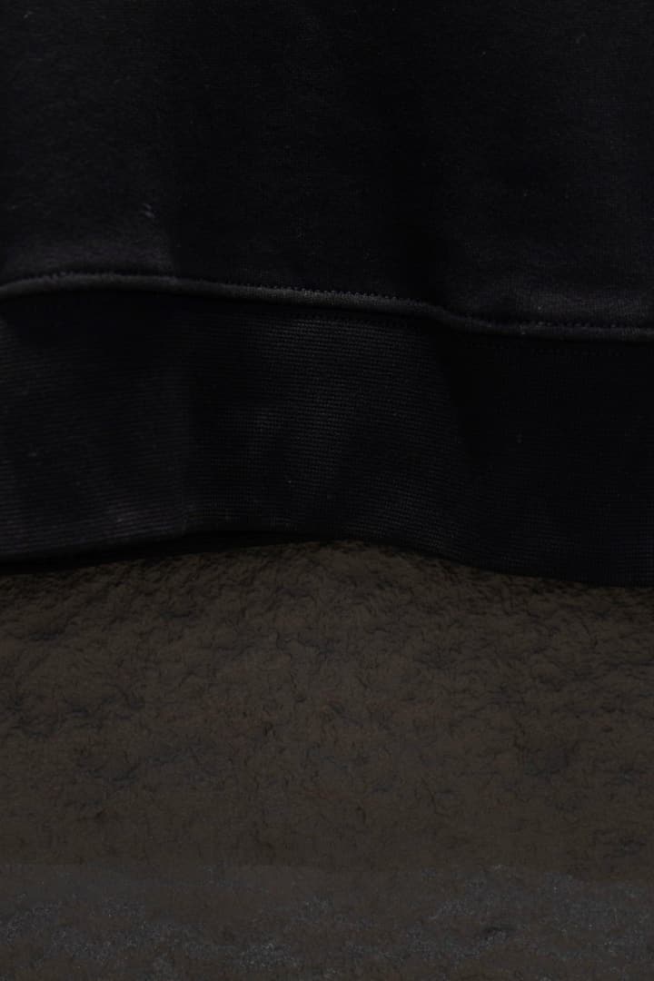 Prada Oversized Heavyweight Sweatshirt in Black Sweatshirt With Pocket Detail