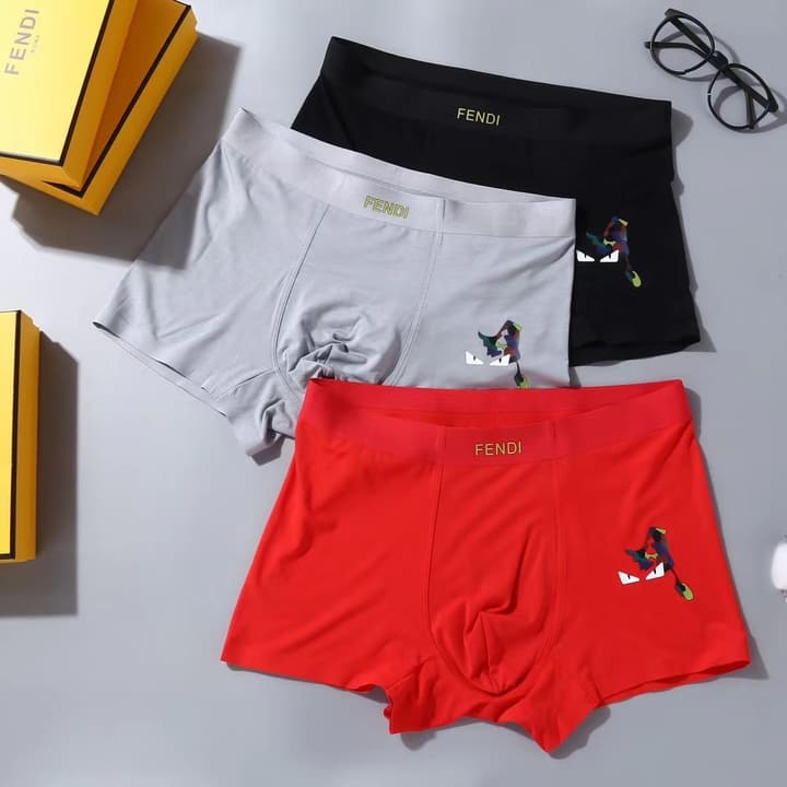 Fendi Seamless Modal Boxer Briefs 3-Pack