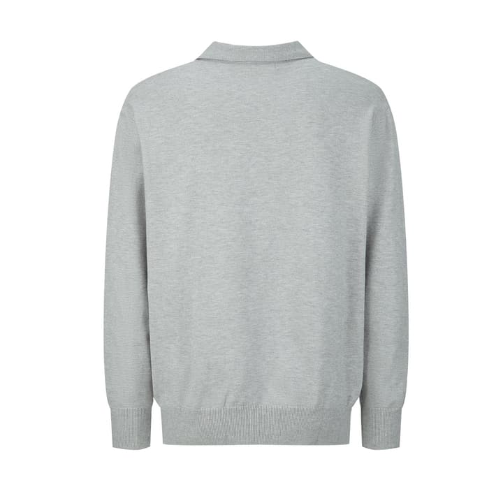 Celine Embroidered Triomphe Knit Polo in Classic Black