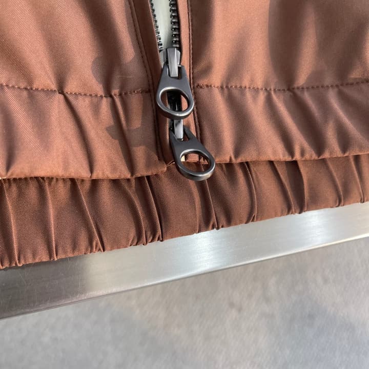 Loro Piana WindBelt Storm System Flight Jacket in Russet Brown