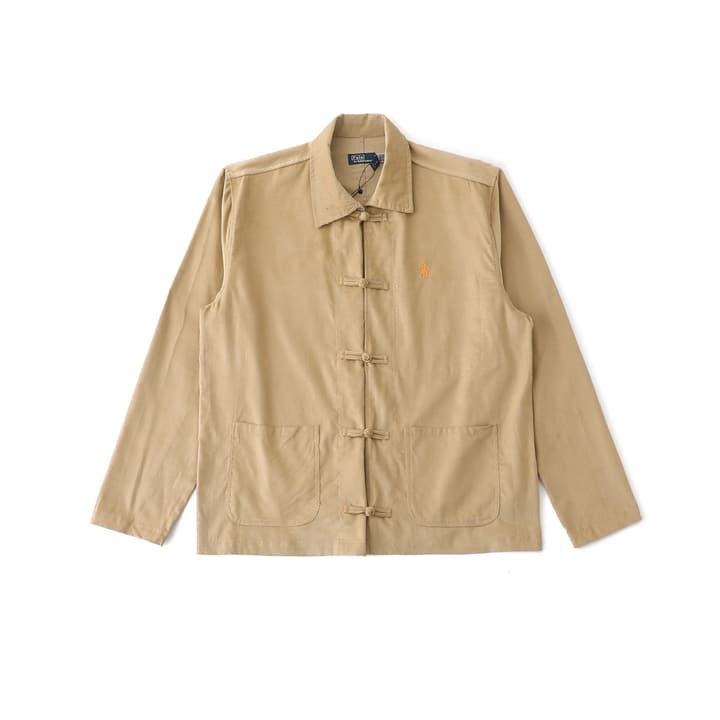 Ralph Lauren Corduroy Frog Button Cardigan – 25SS in Black