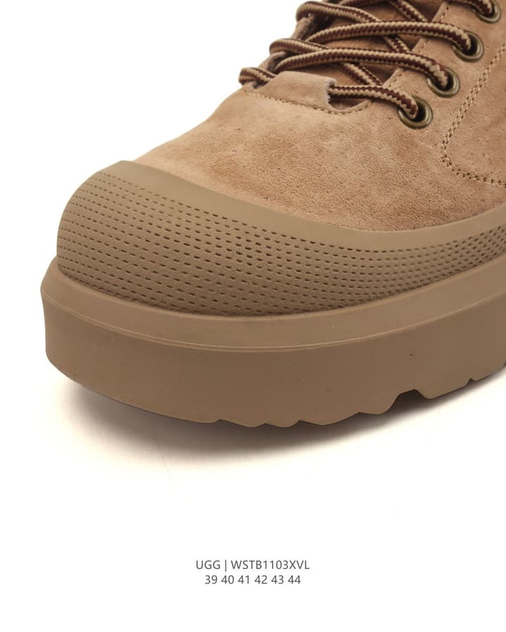 UGG Retro Low-Top Sneaker Boots in Rust Brown Suede