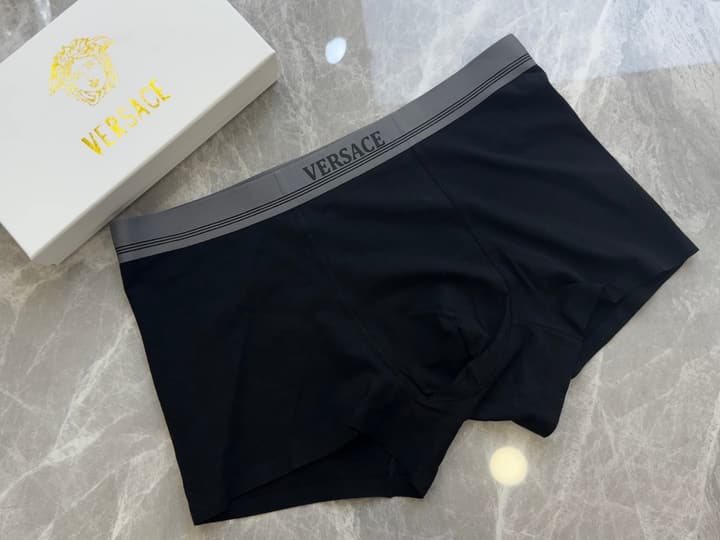 Versace 3D Men's Cotton Underwear Box Set – 3-Pack
