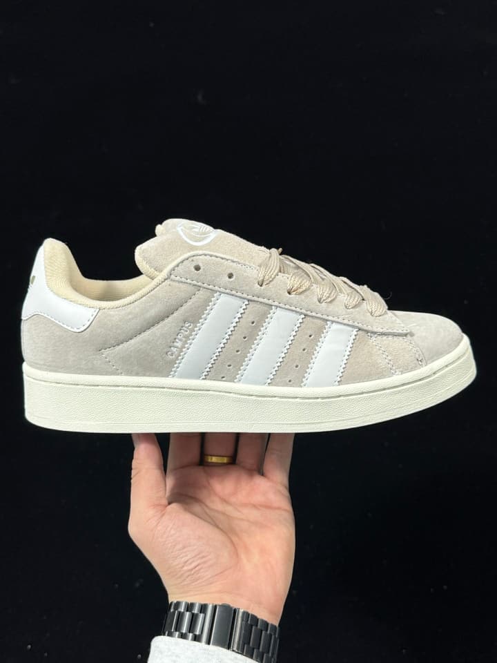 Adidas Originals Campus 00s Low-Top Sneakers in Black & White