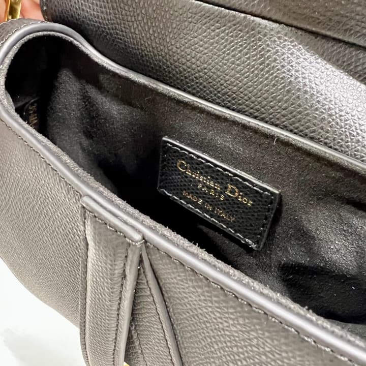Dior Saddle Shoulder Bag in Black