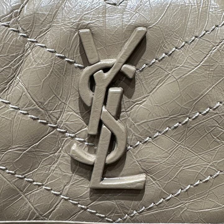 Saint Laurent Niki Baby Shoulder Bag in Apricot