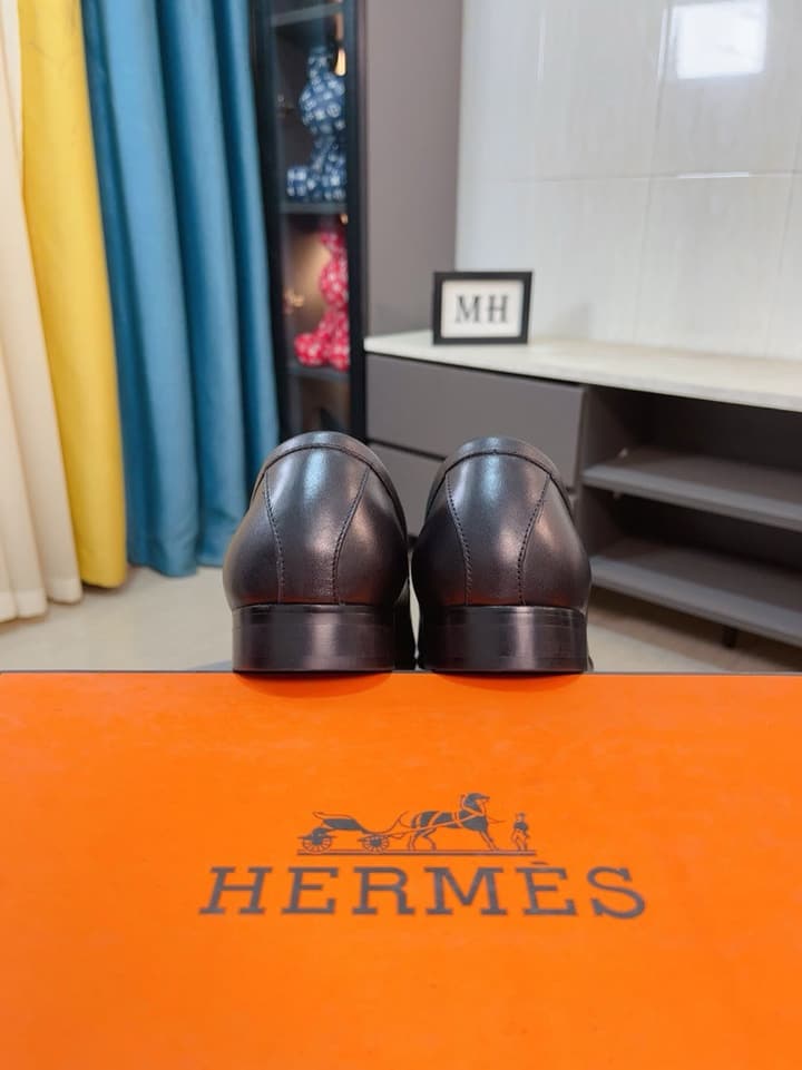 Hermès Business Leather Loafers