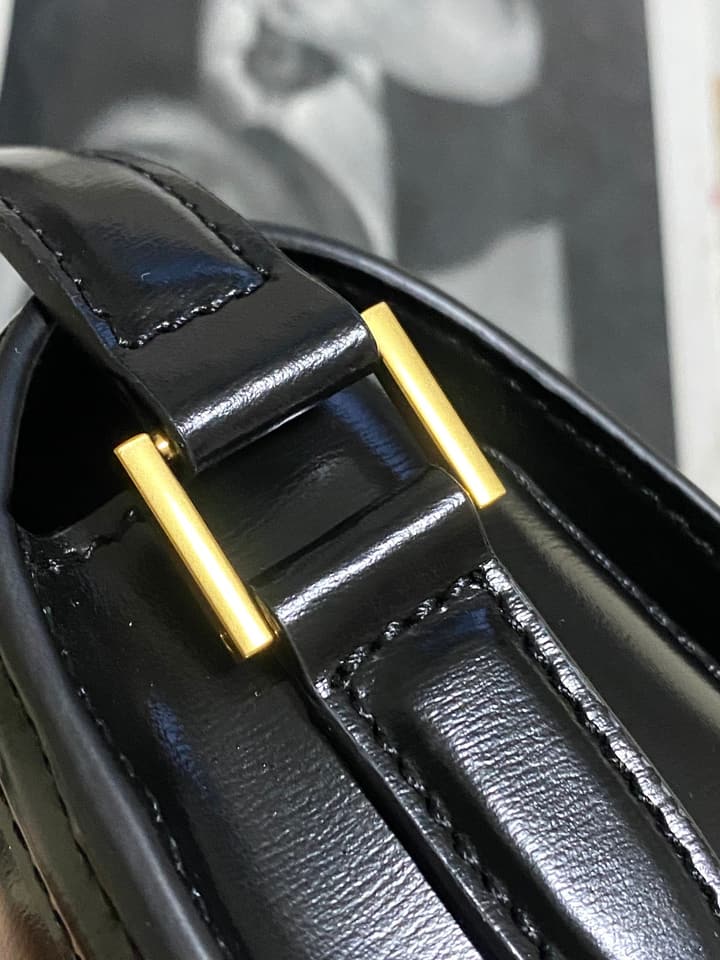 Saint Laurent Solferino Shoulder Bag in Black