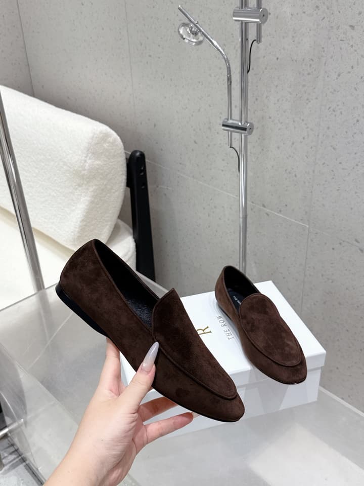 The Row Tassel Loafers in Black