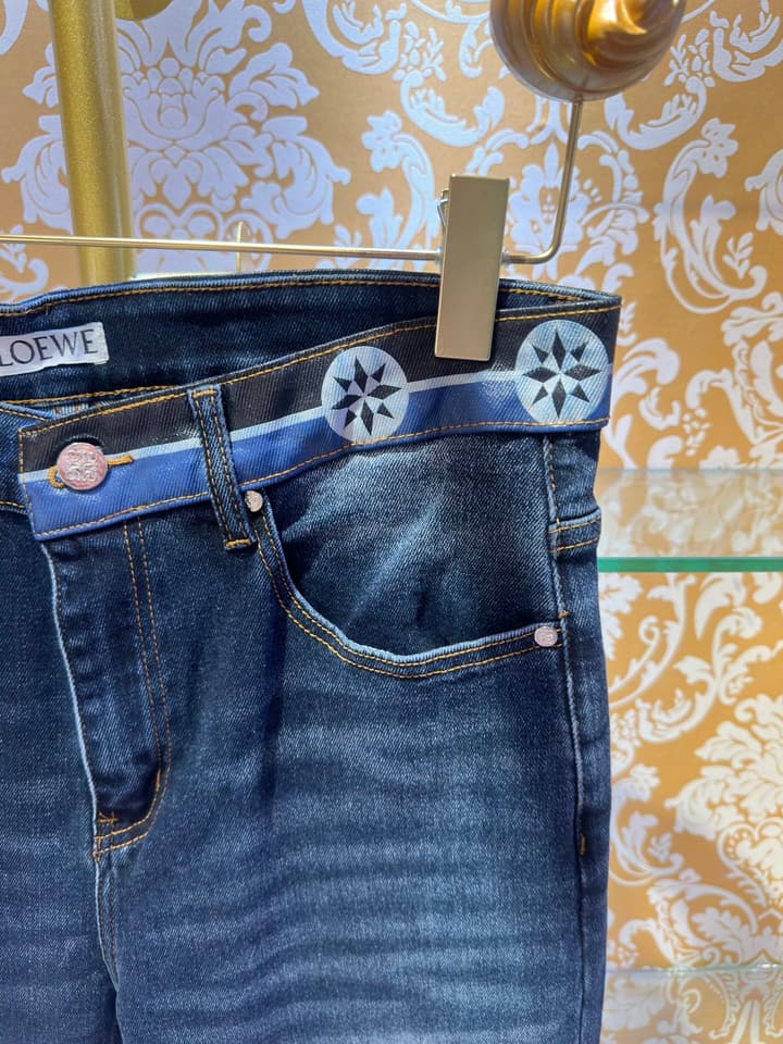 Loewe Washed Wide-Leg Jeans – 2026 in Blue