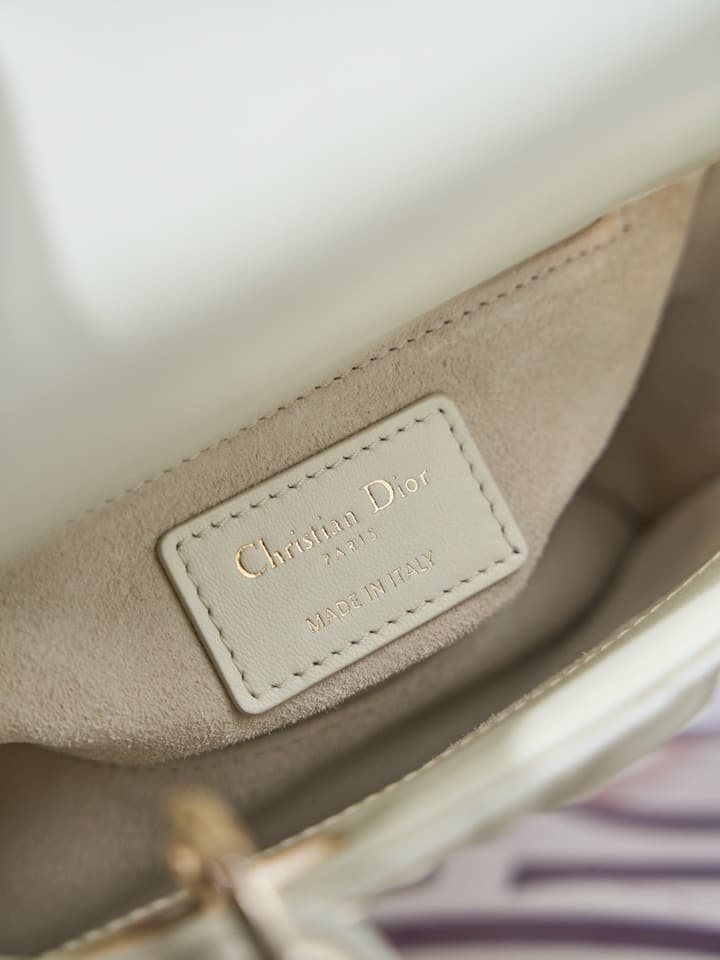 Dior Classic Lady Lambskin Handbag in Blush Pink
