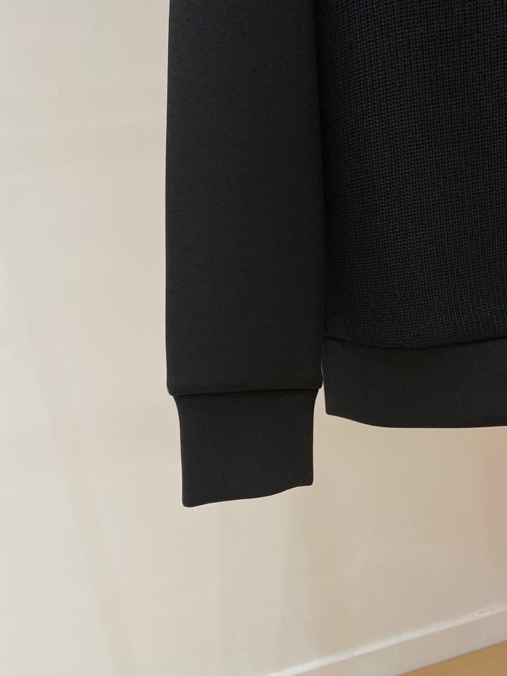 Loro Piana Wool Blend Pullover Sweatshirt – 2025FW in Classic Black
