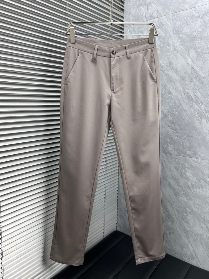 Burberry Tailored Casual Trousers – 2025SS in Camel Brown