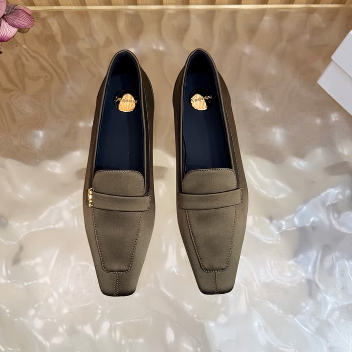 Saint Laurent Silk Chain Mules – Spring/Summer Collection – 26S in Beige