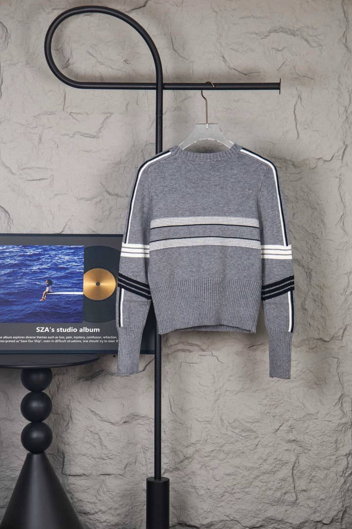 Dior Peter Doig Ski Series Sailor Knit Sweater – 23FW in Grey