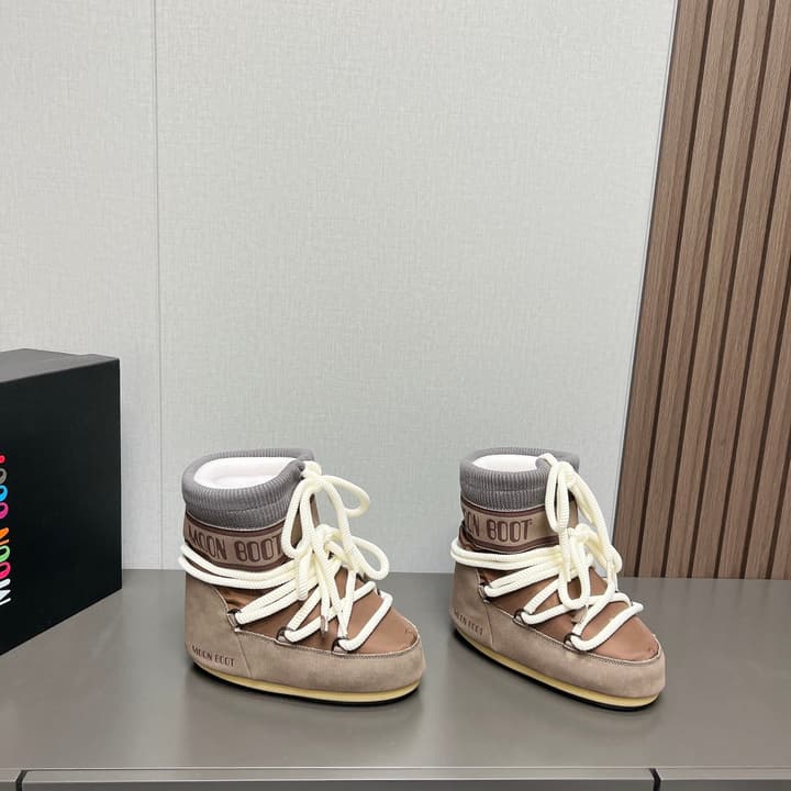 Moon Boot 2024 Autumn/Winter Cute Snow Boots in Cream