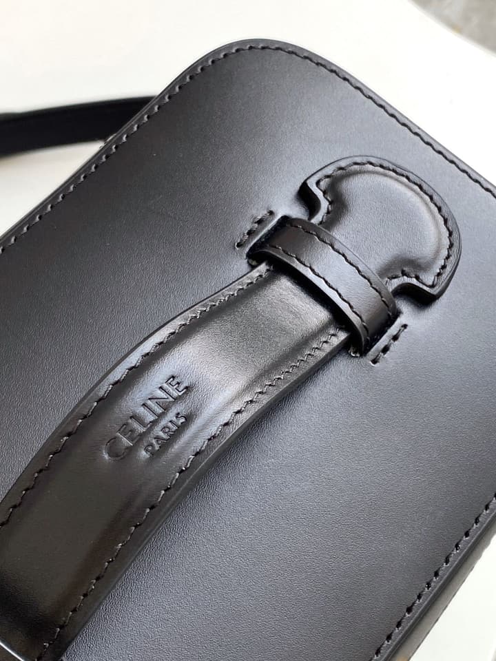 Celine Vanity Box Bag in Black