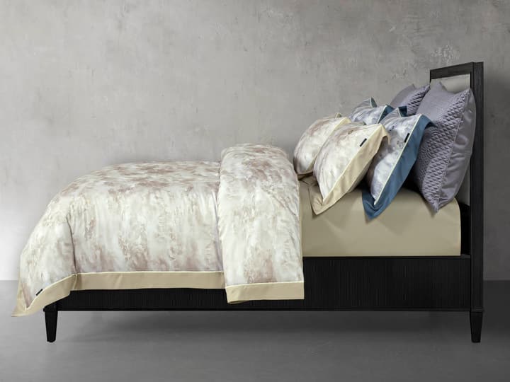 Armani Casa High Definition Oriental Zen Bedding Set in Champagne Gold Print
