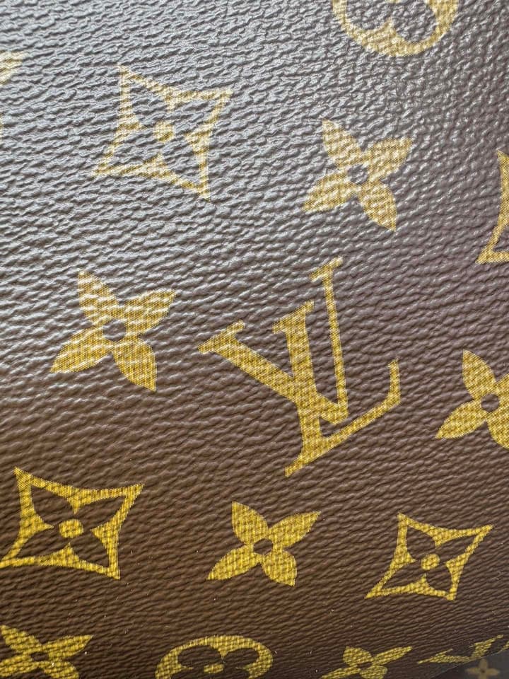 Louis Vuitton Neverfull Bandoulière Inside Out Tote Bag in Red