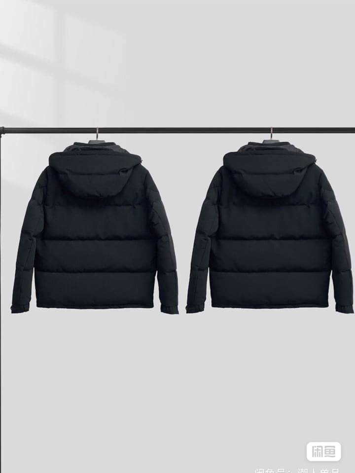 Moncler Hooded Puffer Jacket – 2025FW in Black Hooded Down Jacket