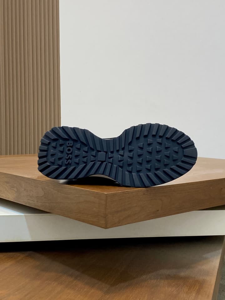 Boss Menswear Suede and Mesh Sneakers