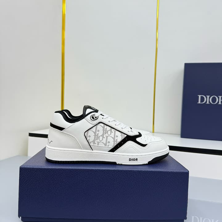 Dior Casual Calfskin Ankle Boots in Black With White Sole