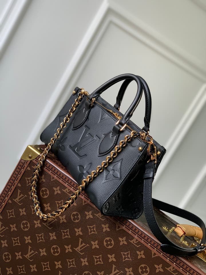 Louis Vuitton OnTheGo East West Monogram Empreinte Bag in Black Monogram Empreinte