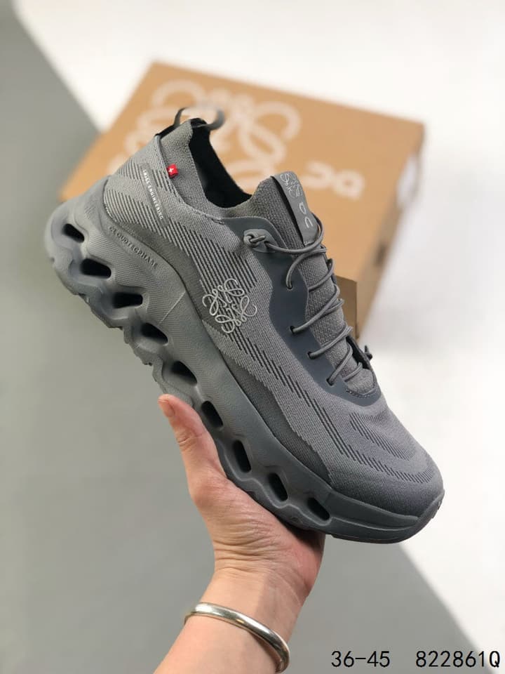 Loewe x On Cloudtilt Lightweight Sneakers in Dark Navy