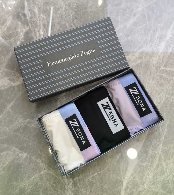 Zegna Seamless Ice Silk Underwear 3-Pack