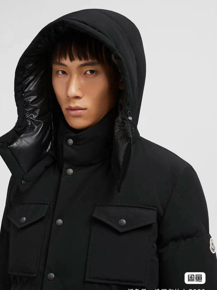 Moncler Hooded Puffer Jacket – 2025FW in Black Hooded Down Jacket