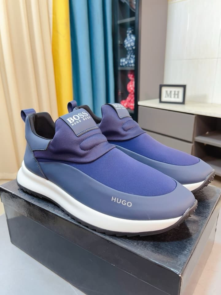 Boss Classic Suede and Waterproof Casual Sneakers