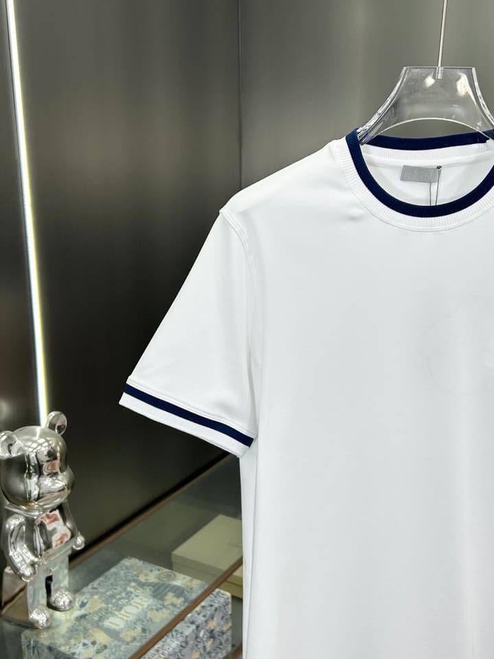 Dior 3D Logo High-Count Cotton T-Shirt – 2026SS in Black With Blue Graffiti Logo