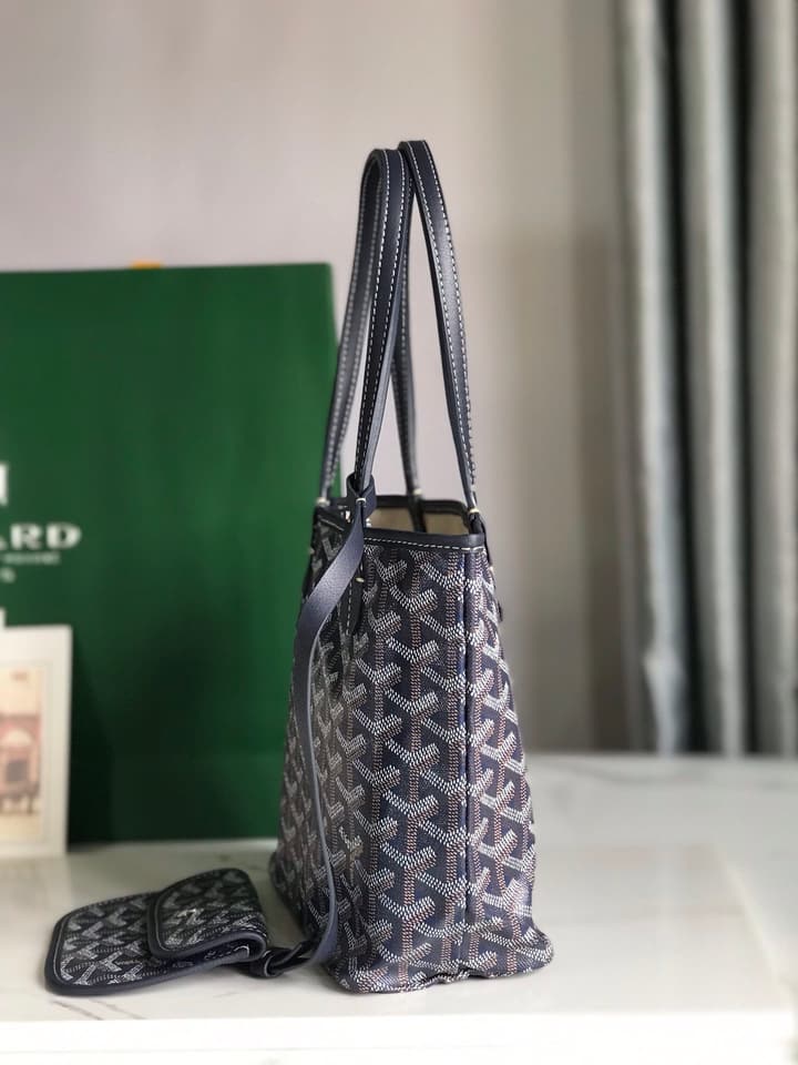Goyard Mini Shopping Bag in Charcoal Monogram