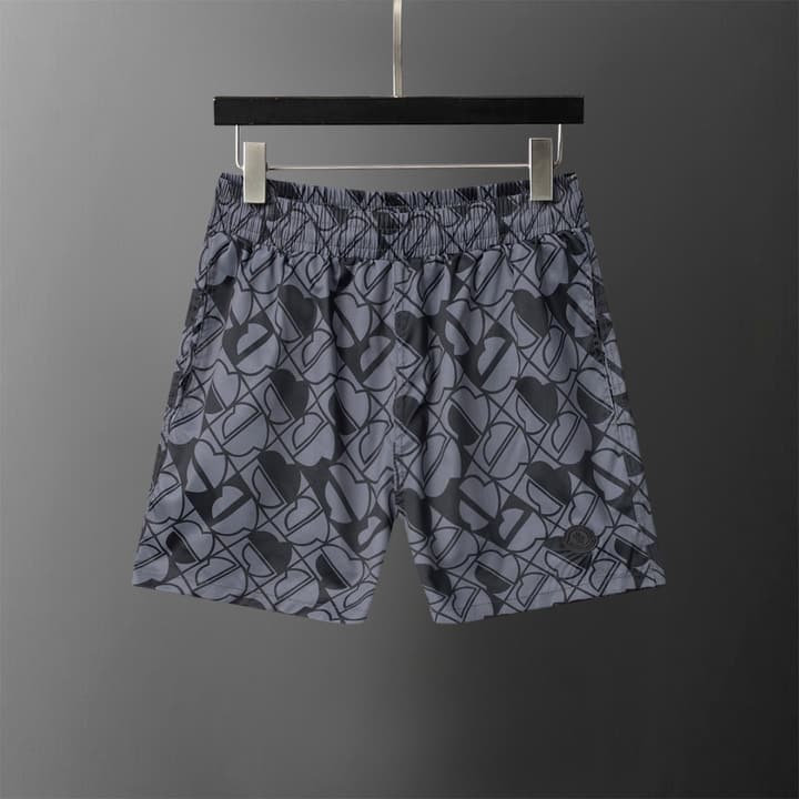 Moncler Premium Mesh-Lined Swim Trunks – Spring/Summer Collection – 2026SS in Dark Grey