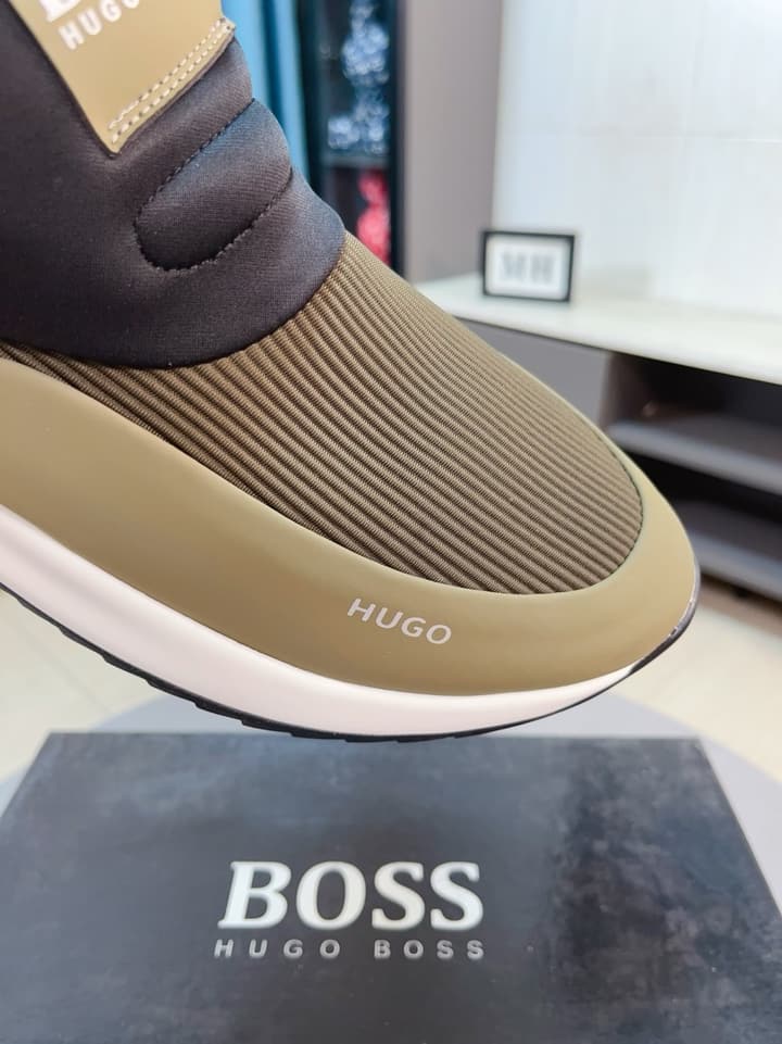 Boss Classic Suede and Waterproof Casual Sneakers