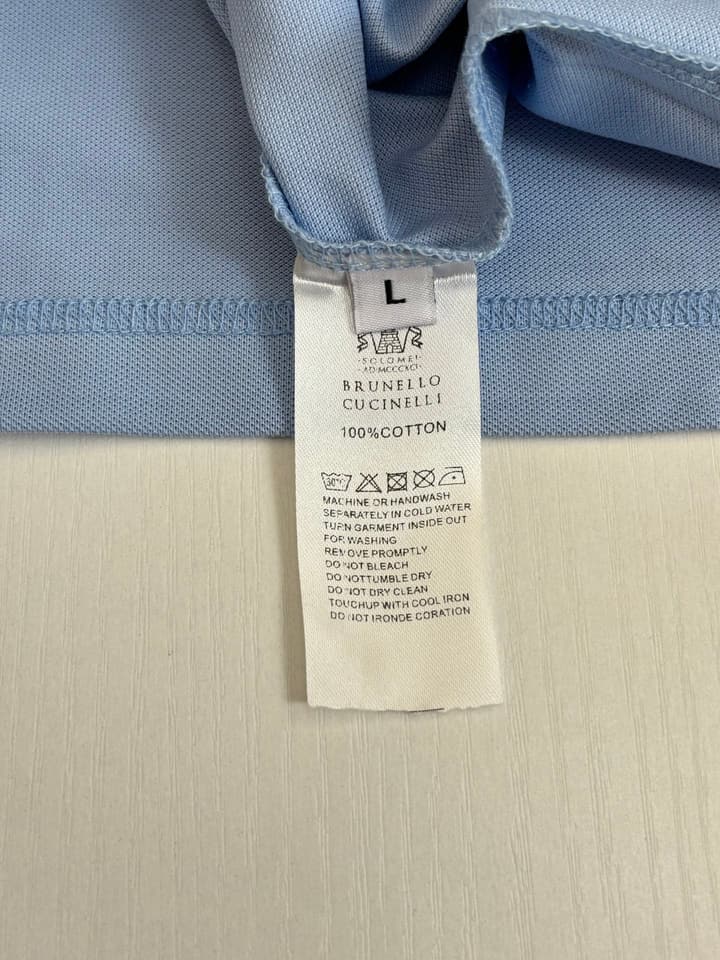 Brunello Cucinelli BC Logo Embroidered Polo Shirt – 2025 in Charcoal Grey