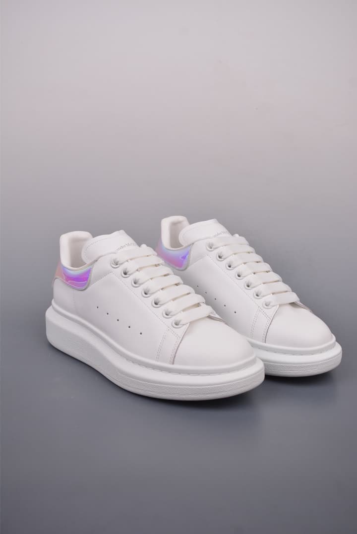 Alexander McQueen Classic Platform Sneakers – 2025 Edition in White Lavender