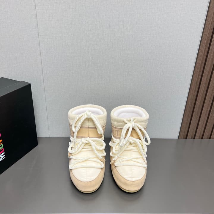 Moon Boot 2024 Autumn/Winter Cute Snow Boots in Cream