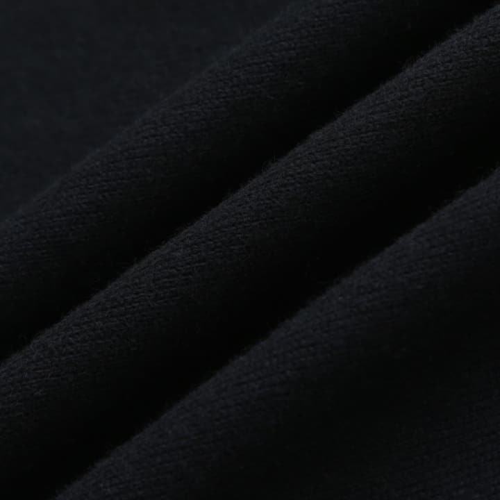 Loewe Embroidered Anagram Wool Crewneck Sweater in Black With Grey Cuffs