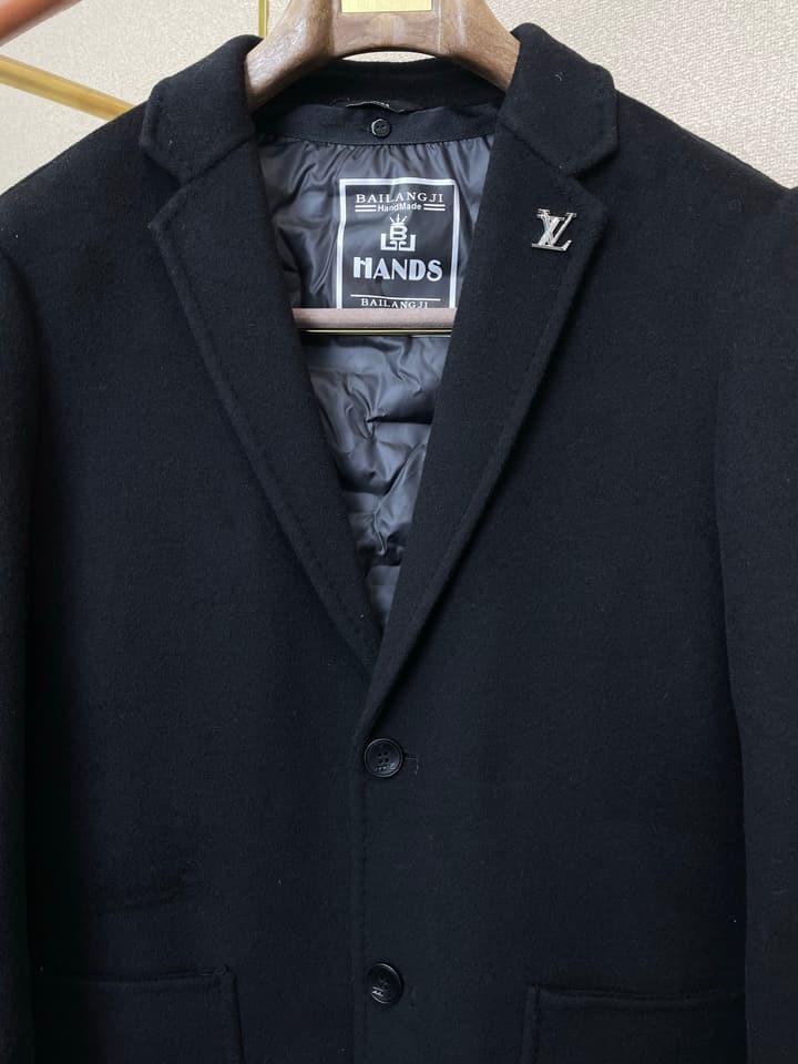 Louis Vuitton Detachable Down Wool Blazer in Dark Navy