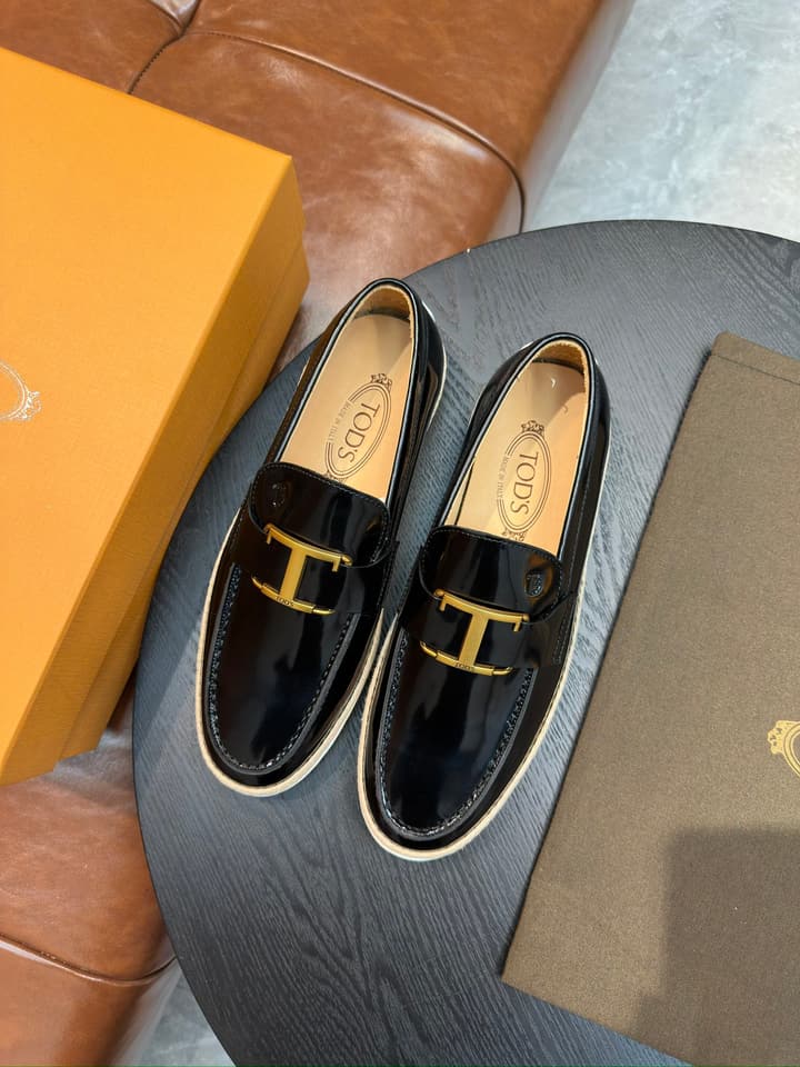 Tod's Gommino Calfskin Loafers in Assorted Loafers Display