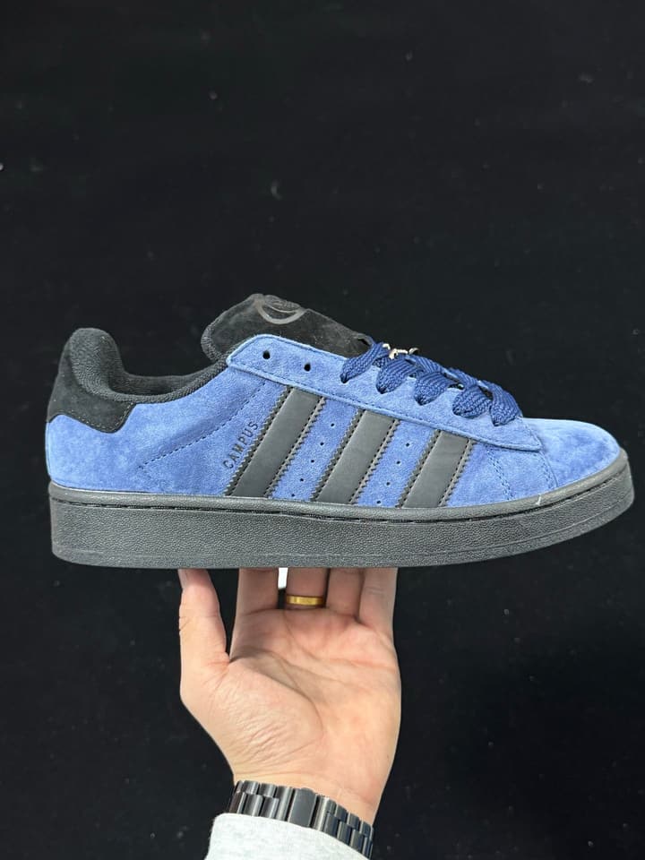Adidas Originals Campus 00s Low-Top Sneakers in Black & White