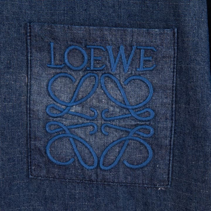 Loewe Double-Sided Denim Embroidered Shirt