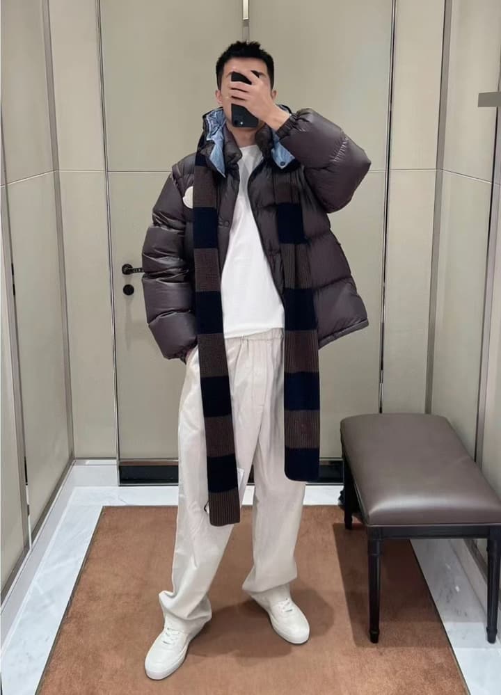 Moncler Cyclone Detachable Down Jacket – 2024FW in Black/Blue