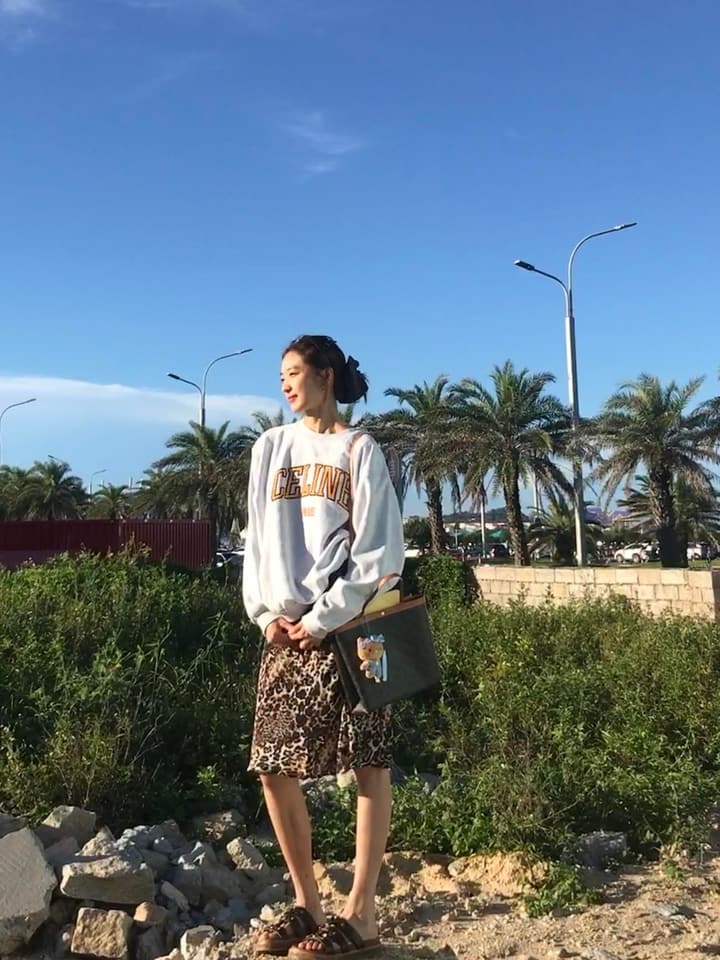 Celine Paris Printed Logo Sweatshirt